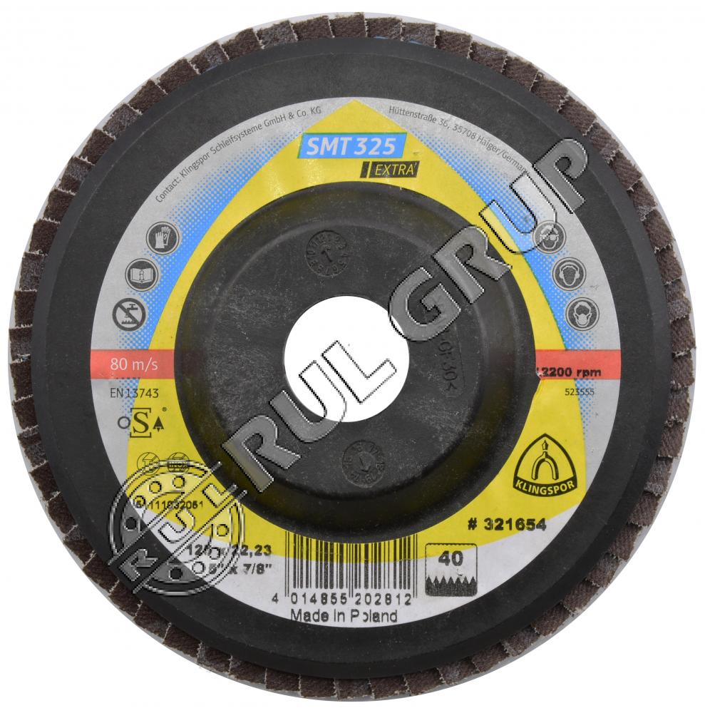 DISC LAMELAR SMT325 125X22MM P40 KLINGSPOR